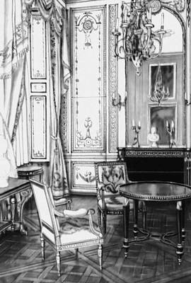 «Золотой кабинет» Марии-Антуанетты в «Малых апартаментах» Версальского дворца. 1783.