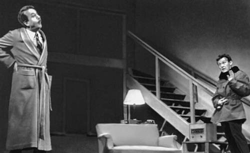 Франция. Сцена из спектакля «Ночи гнева» А. Салакру. Театр М. Рено и Ж. Л. Барро. 1946.