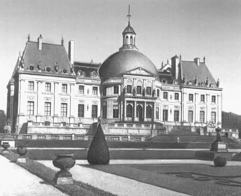 Л. Лево. Замок-дворец Во-ле-Виконт (Иль-де-Франс) 1656—61.